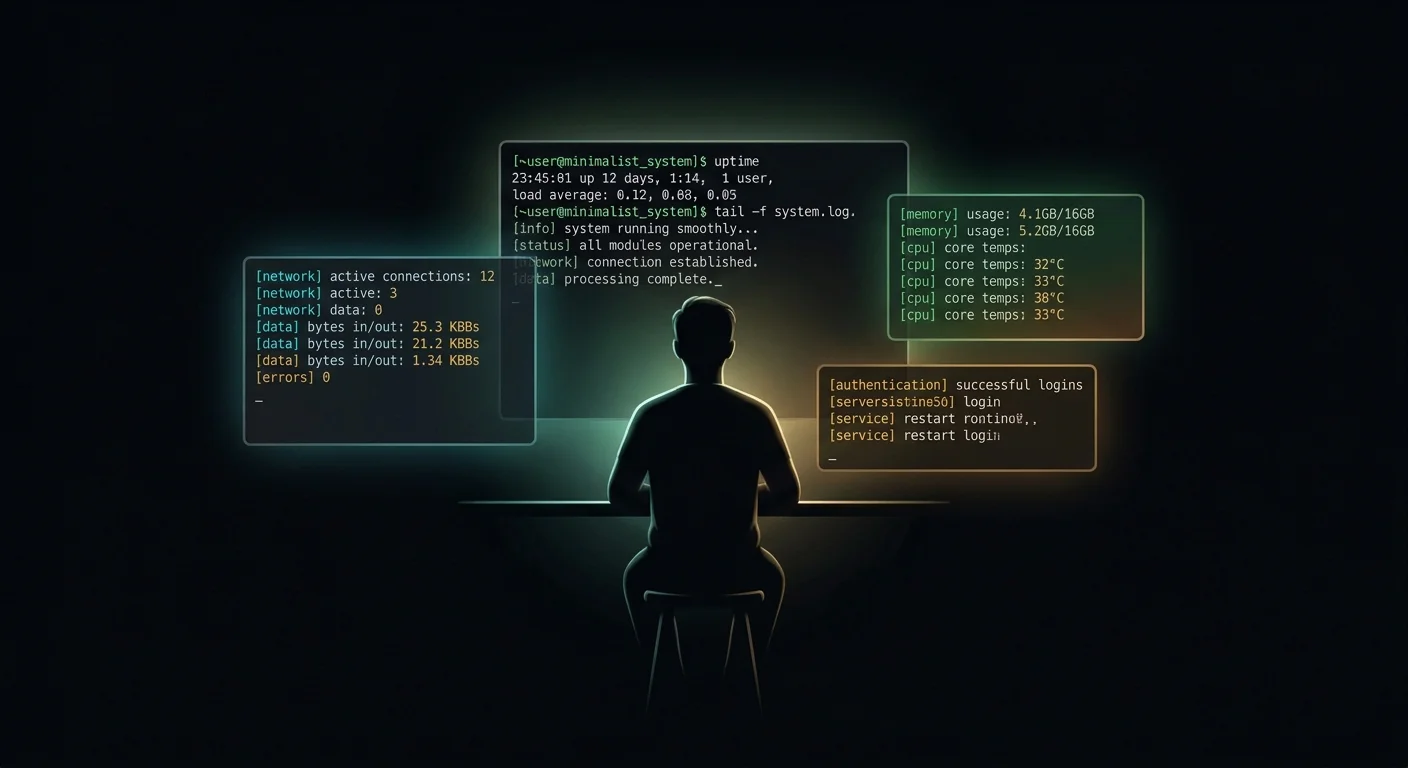 为什么我越来越习惯面对黑底白字的终端界面？